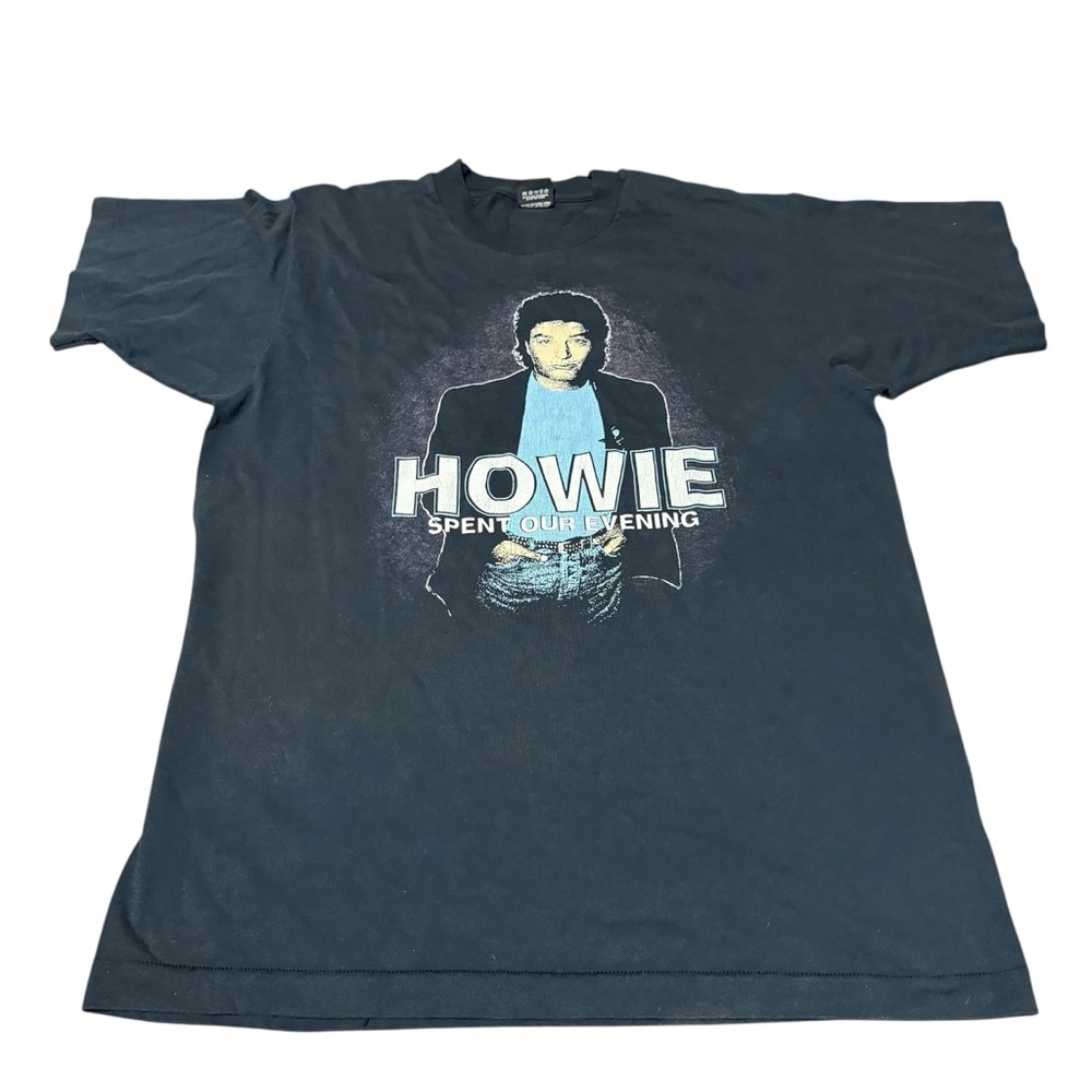 Vintage Howie Mandel Shirt "Howie Spent Our Evening" Xl Single Stitch Black